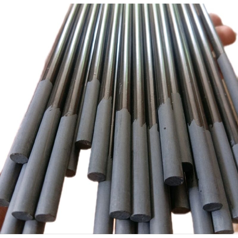 Bahan carbon solid,bawahan joran sambung dua diameter 7 mm,panjang 75 cm