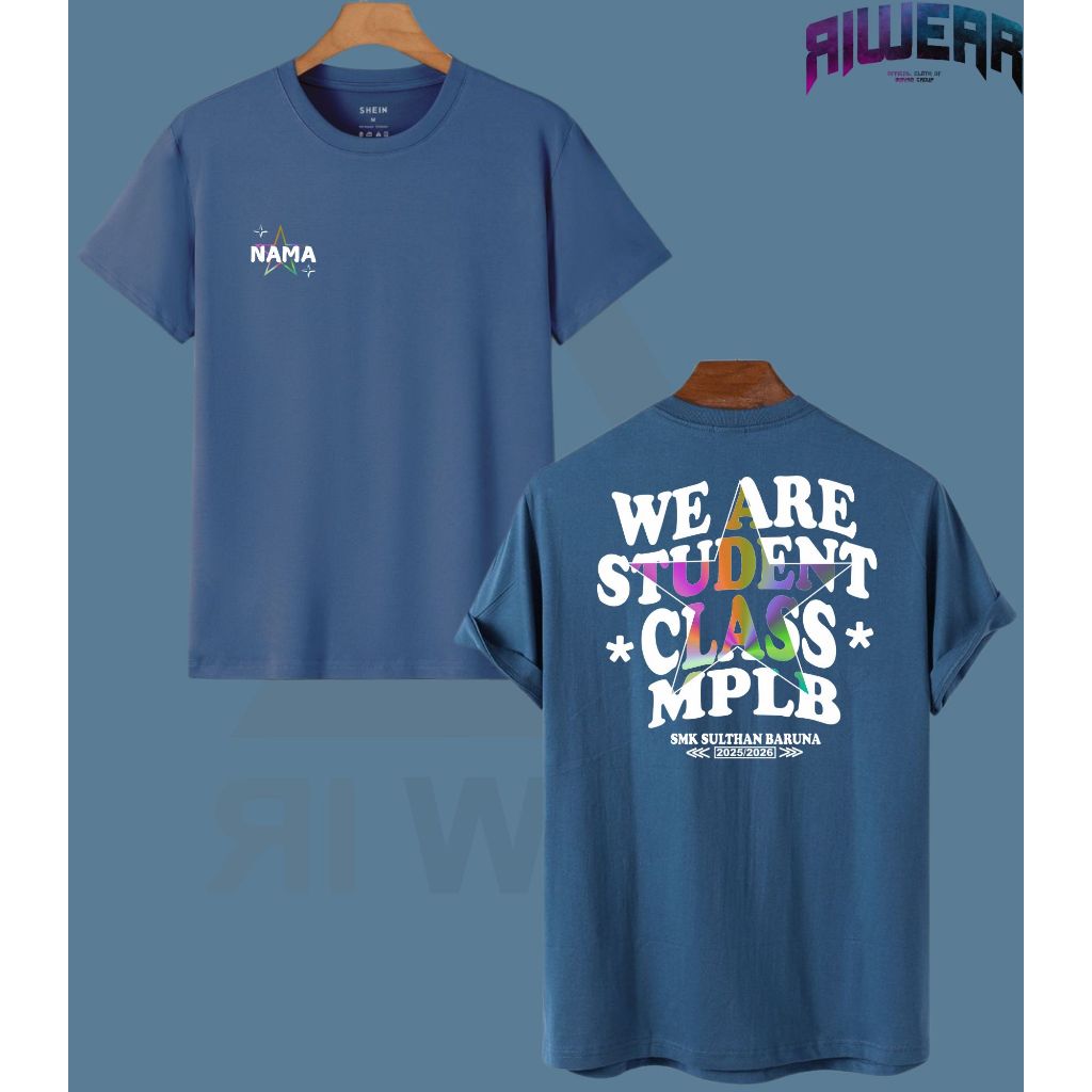 KAOS KELAS SEASON "MENYALA DALAM GELAP" T-SHIRT unisex pria wanita kaos distro