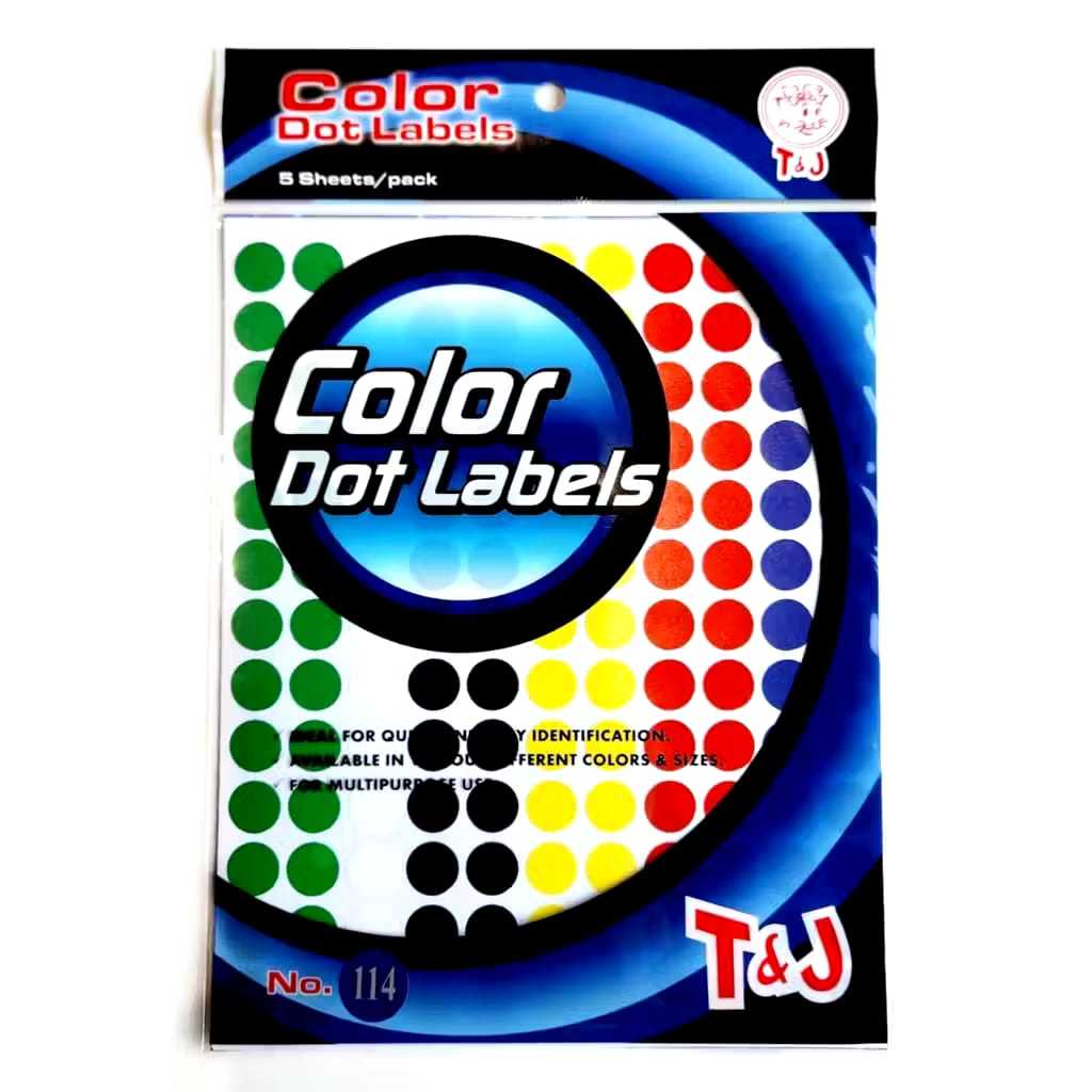 

Tom & Jerry Color Dot Label 114