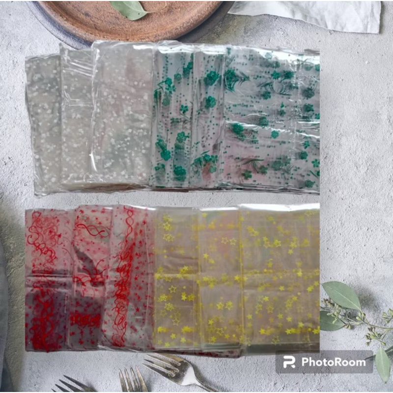 1Pack Plastik Madumongso Potongan Plastik Transparan