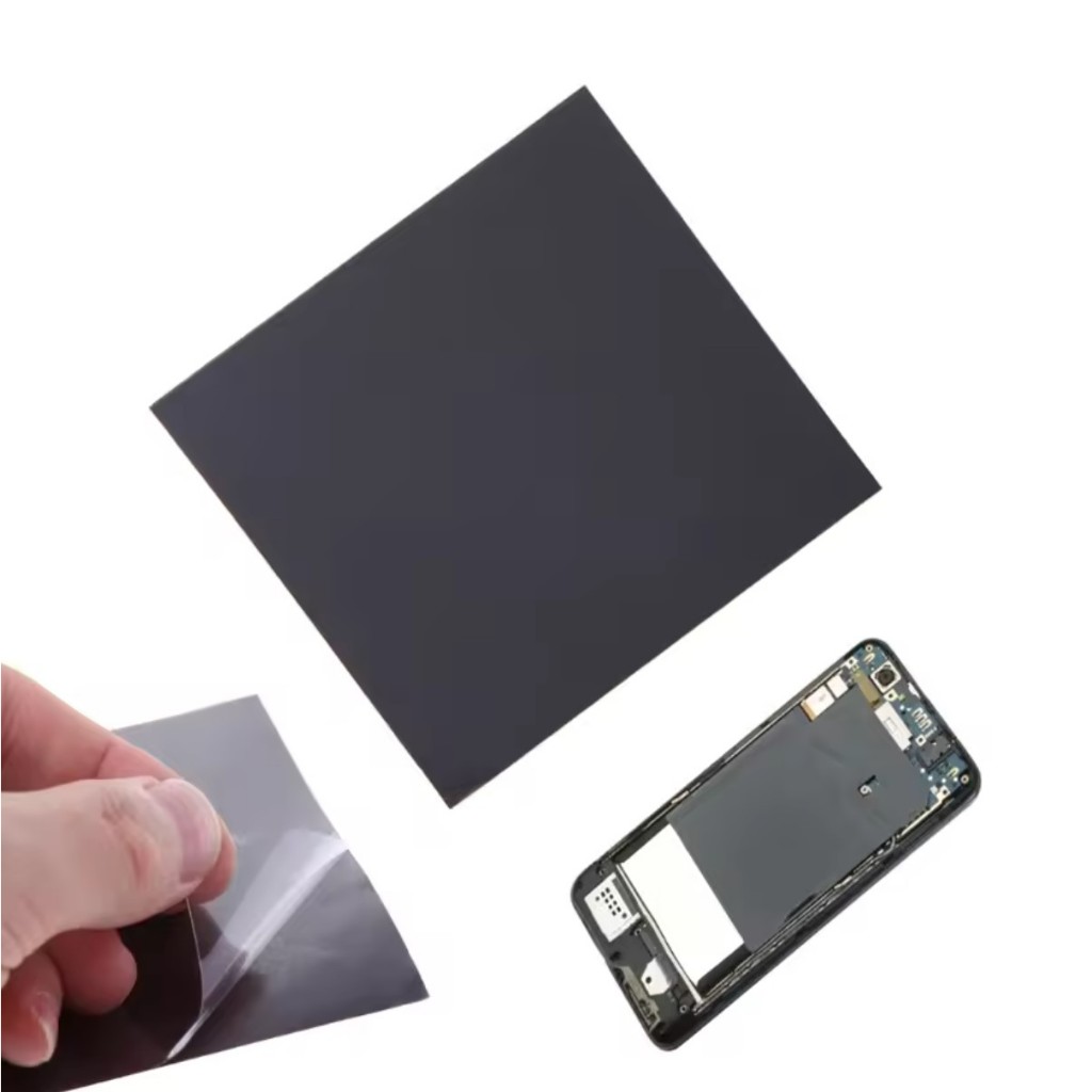 High Conductivity Thermal Pad Heatsink CPU Cooling Pads Synthetic Graphite Piece 100x100mm 10x10cm
