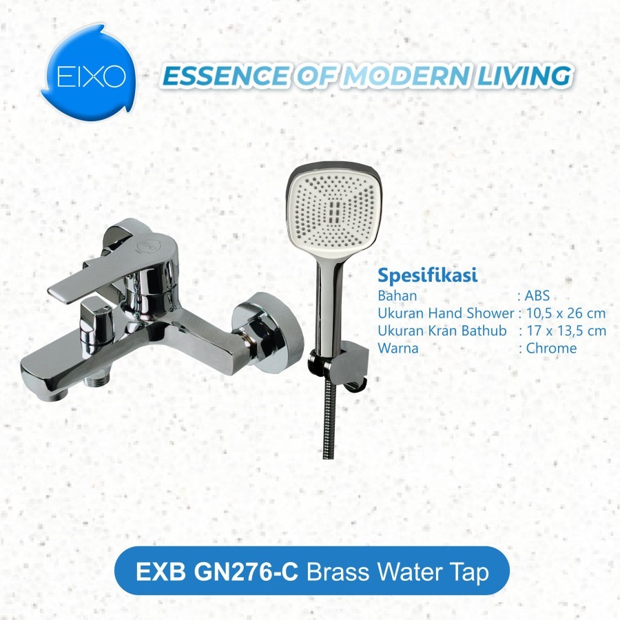 Keran Shower Panas Dingin Kuningan EIXO BUFALO GN276