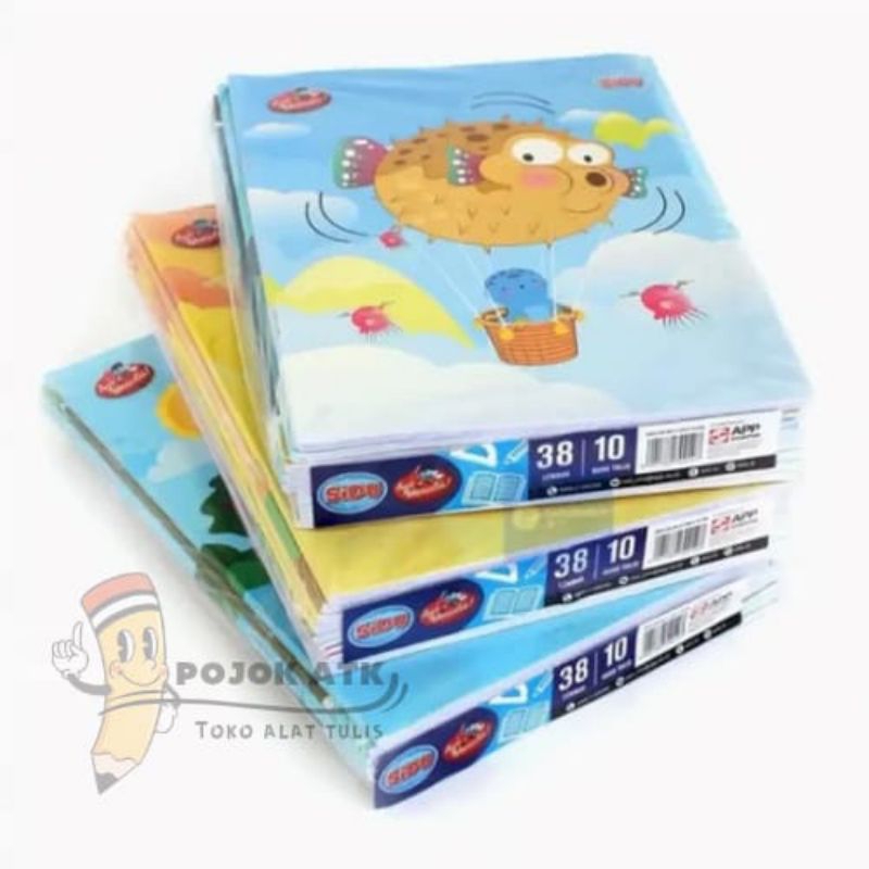 

Buku Tulis 38 Lembar Merk SIDU (10pcs) PACK