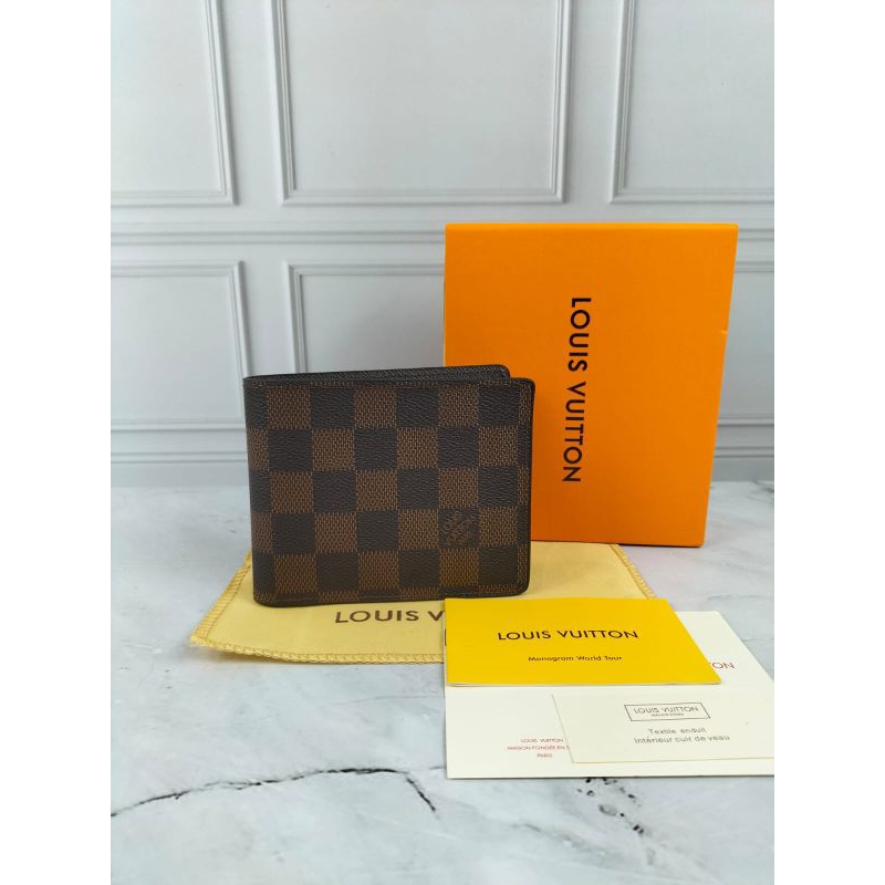 DOMPET KULIT PRIA LV1236 MIRROR BRANDED IMPORT