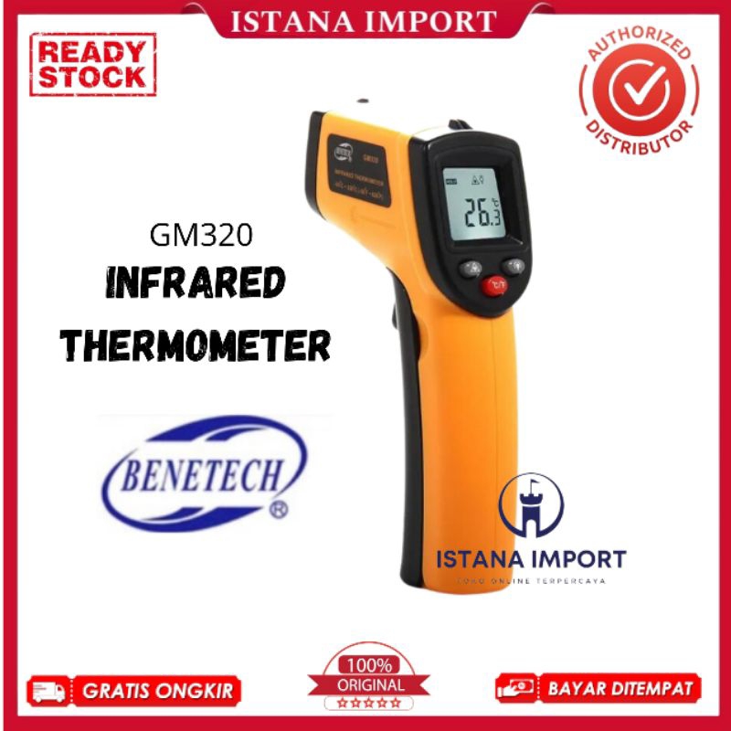 GM320 Benetech Infrared Termometer Thermometer GM-320 Termogun GM 320