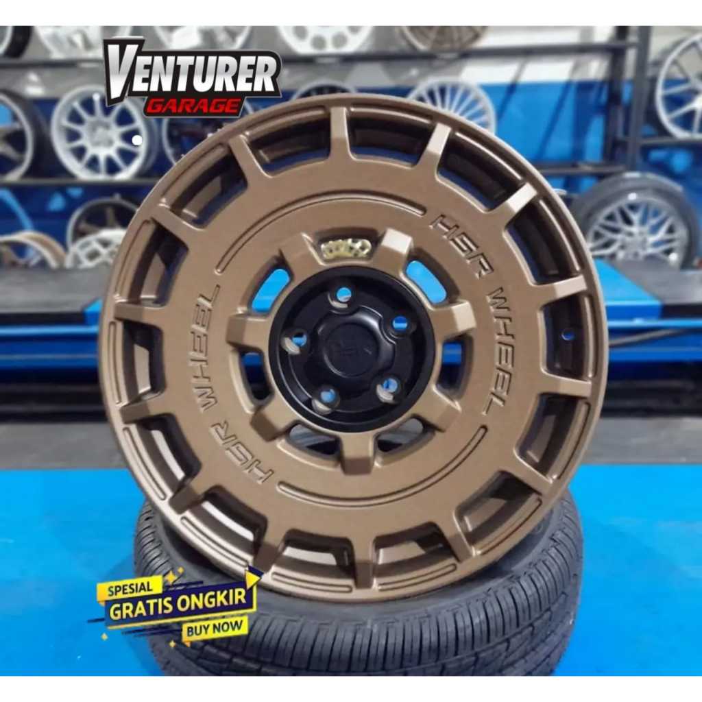 Velg Mobil Xpander Terios Rush Xtrail R18 Type HSR MENTAWAI Ring 18 Rally Look Bronze