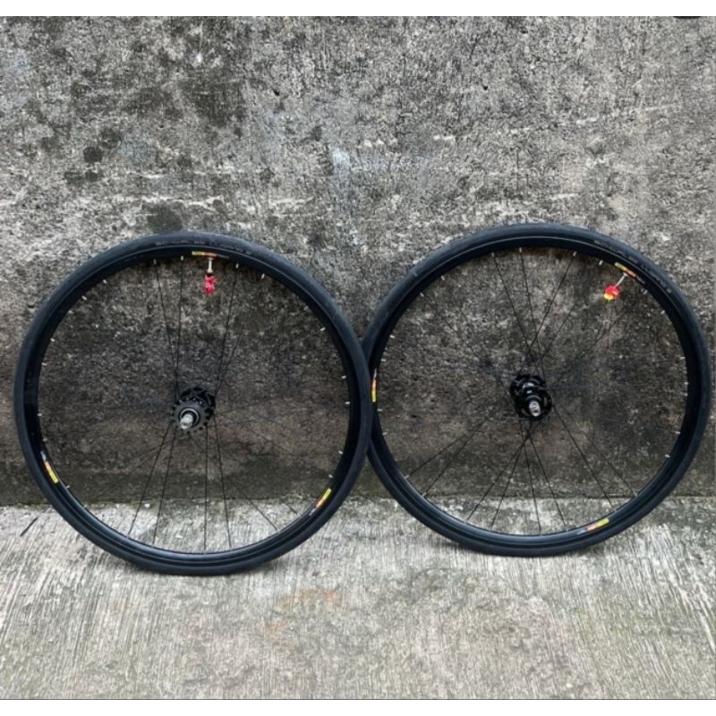 wheelset vuelta pista tanpa ban