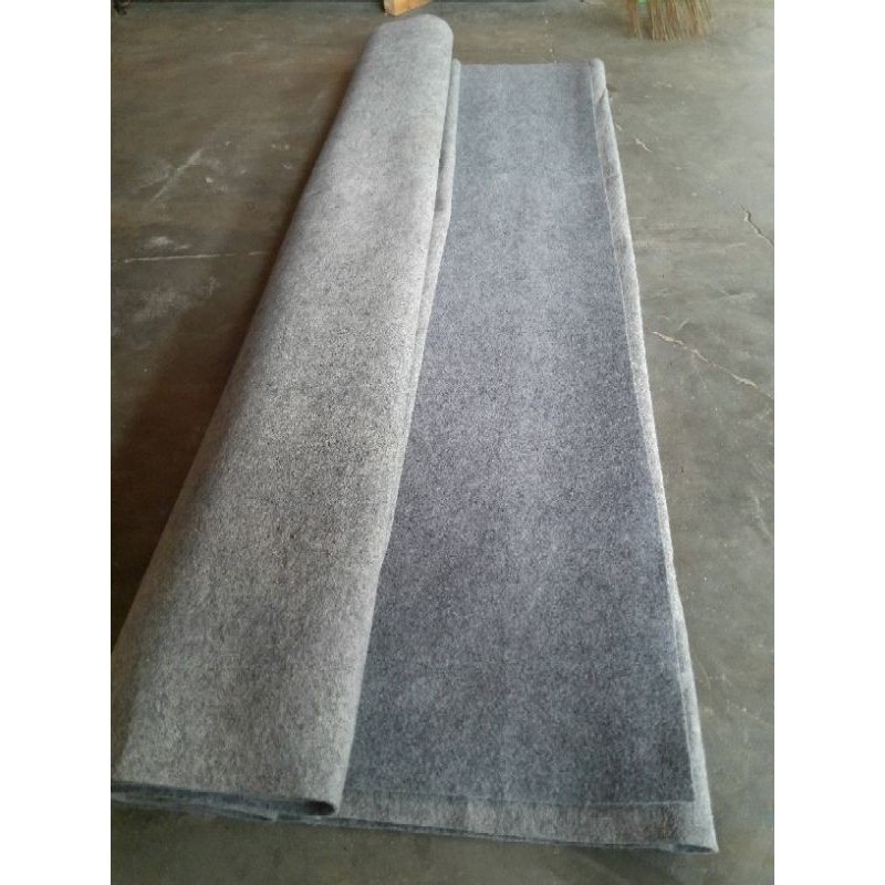 Karpet bludru abu muda 2x6 ex event,karpet panggung,karpet dekorasi dll