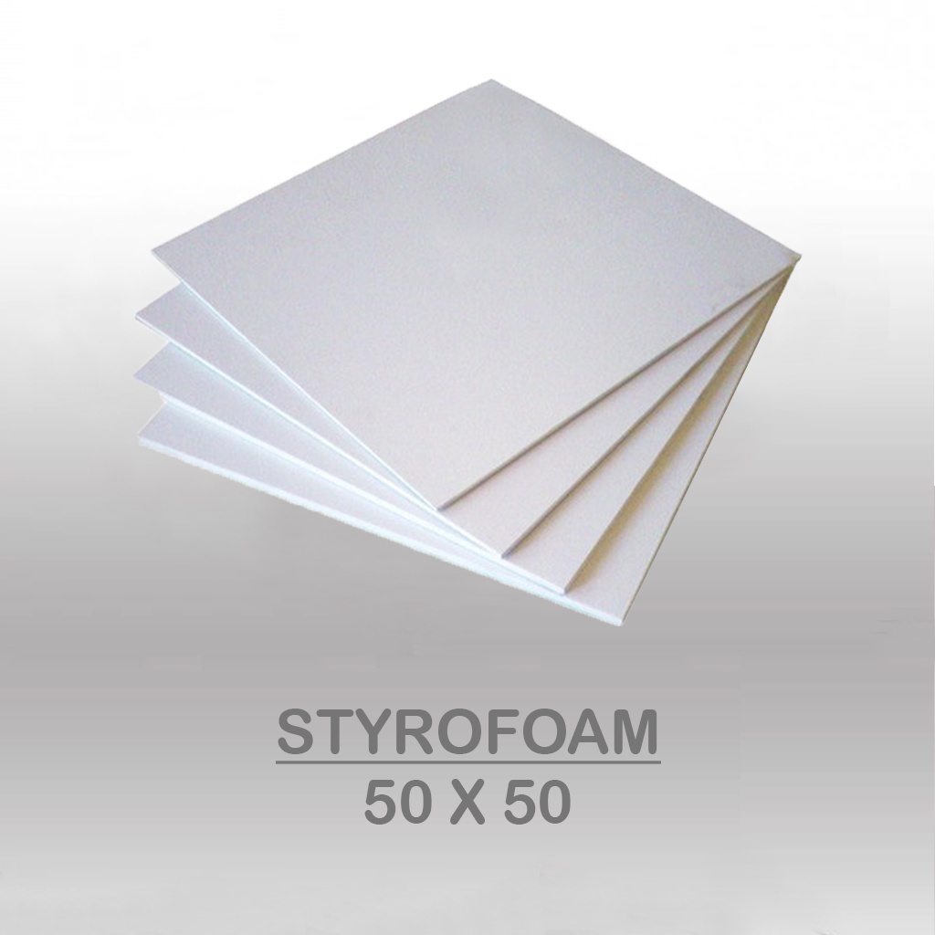

Papan Styrofoam Gabus Lembaran / Styrofoam Lembaran Ukuran 50x50 / Sterofoam Lembaran