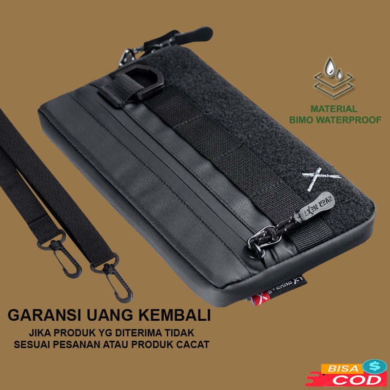 Best seller Tas slingbag mini multifungsi tas genggam pouch bag pria waterproof kualitas distro tas 