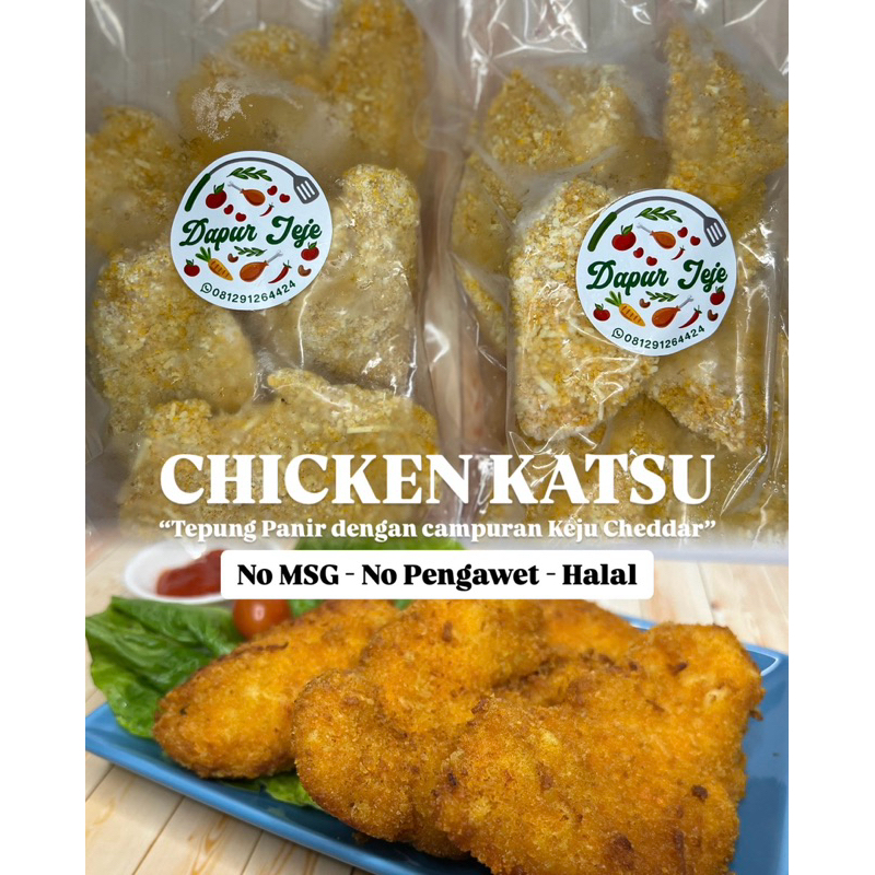 

Chicken Katsu Homemade Frozen No MSG, Tanpa Pengawet, Halal Ala Bento