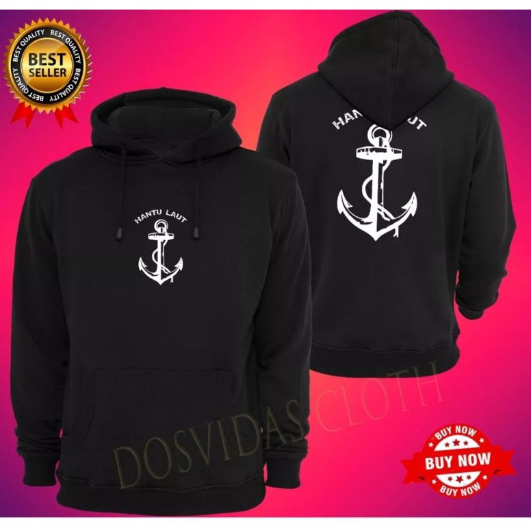 Terbaru JAKET HOODIE HANTU LAUT JANGKAR PELAUT PELAYARAN