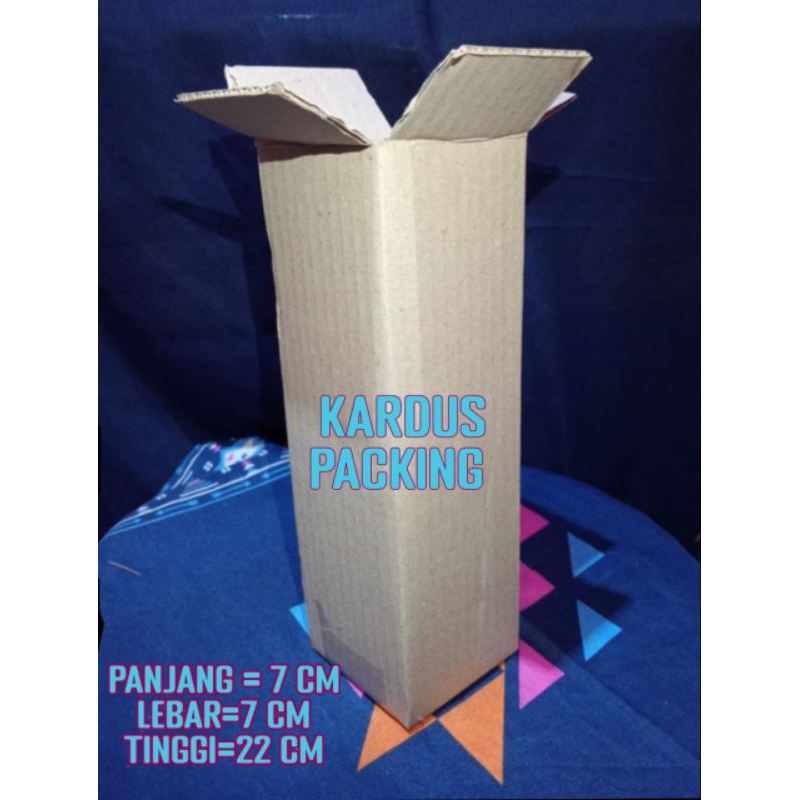 

kardus packing UK 7x7x22 kardus Kecil kardus besar