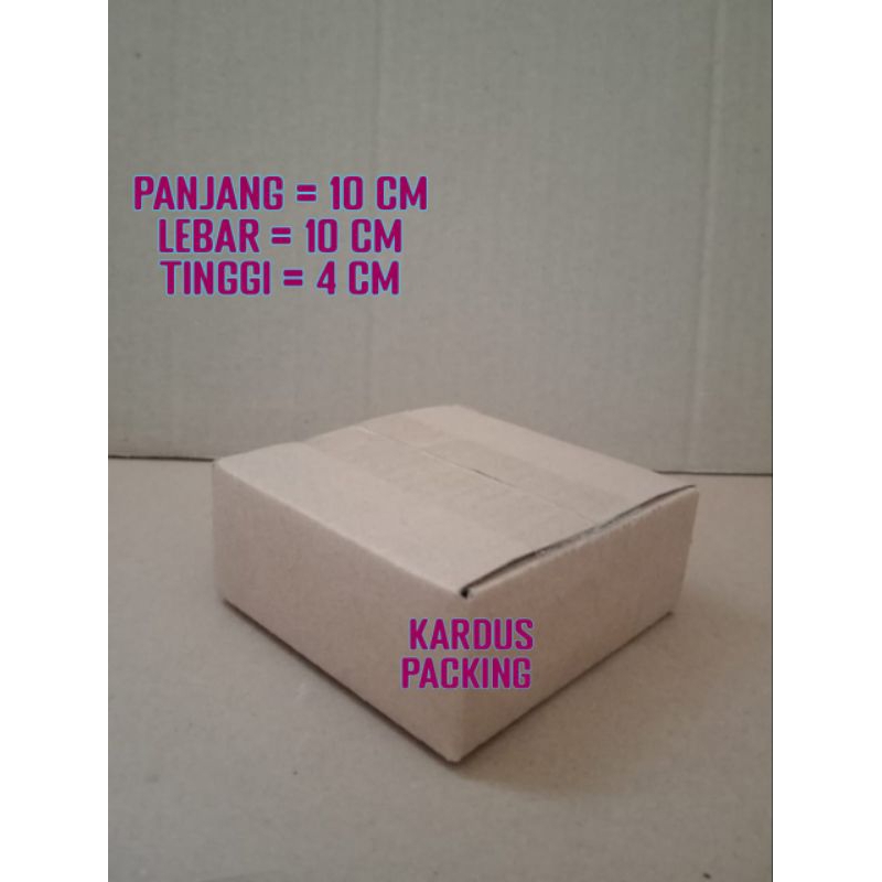 

kardus packing UK 10x10x4 kardus polos kardus kecil