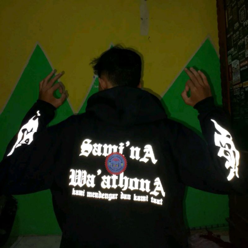 Hodie Sami'na Wa'athona sablon Reflektif/Menyala