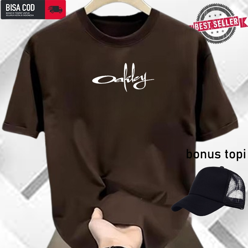 Bonus Topi... Kaos Distro Lengan Pendek 04kl3y Text putih / Kaos Premium / Kaos Terkeren / Baju Kaos