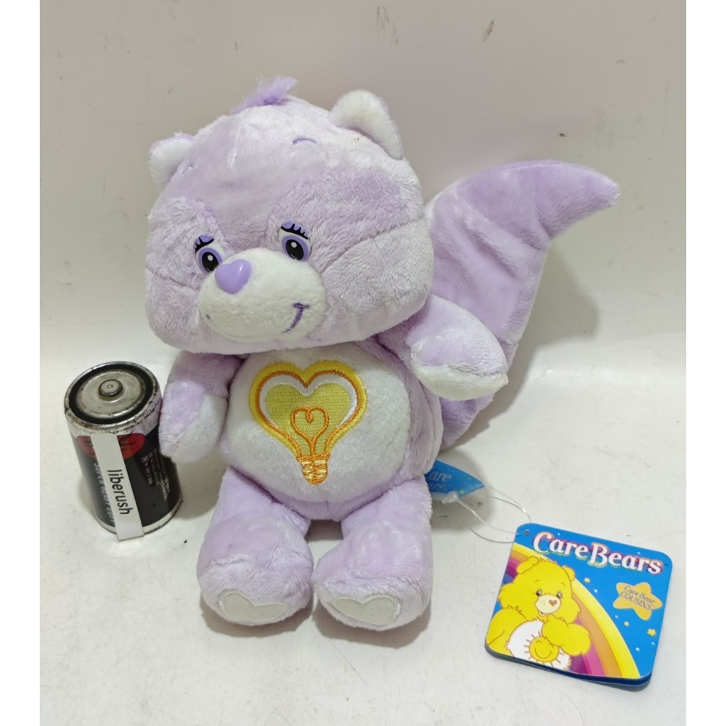Care bears collectors edition cousins bright heart raccoon plush doll boneka CB