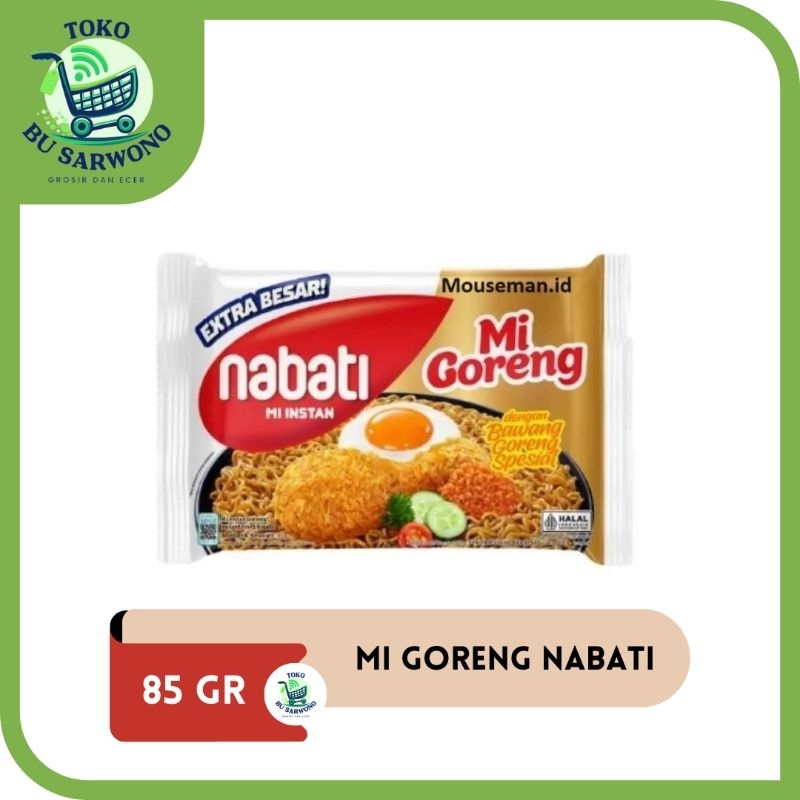 

NABATI MI GORENG INSTAN 85 GRAM SATUAN