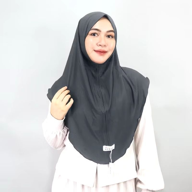 Hijab Instan Kenan Non Ped Jersey Ukuran L