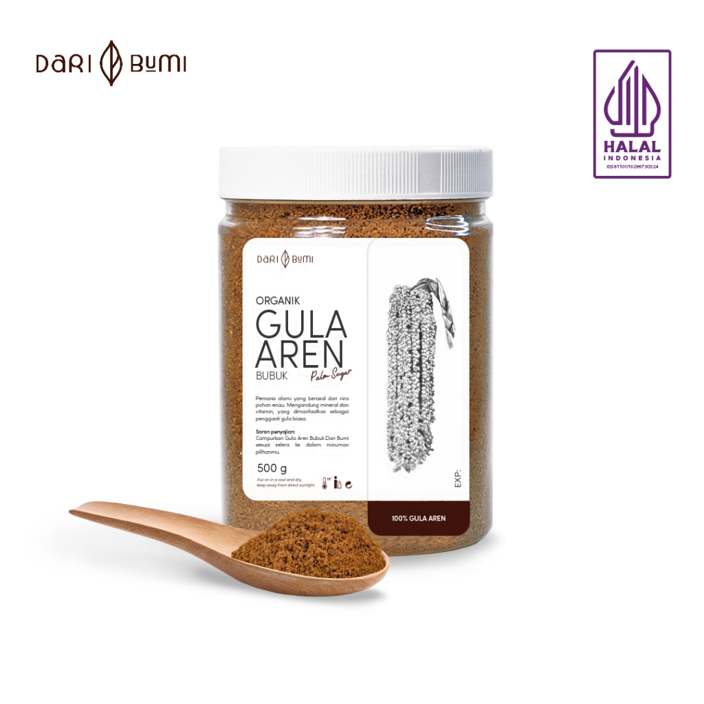

Dari Bumi | Jogja | Bubuk Gula Aren Organik 500 Gr Premium Pure