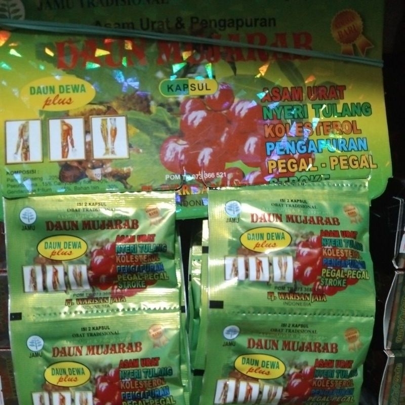 

JAMU DAUNN MUJARABb ISI 20 SASET ORGANIK