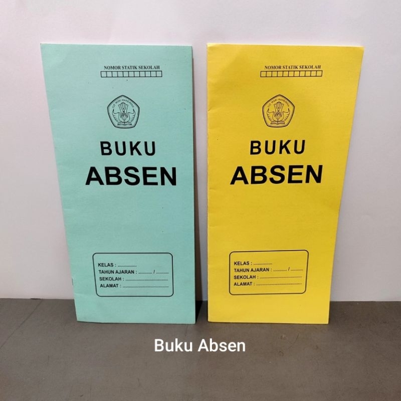 

10 Pcs Buku Absen Siswa ( Warna Random )