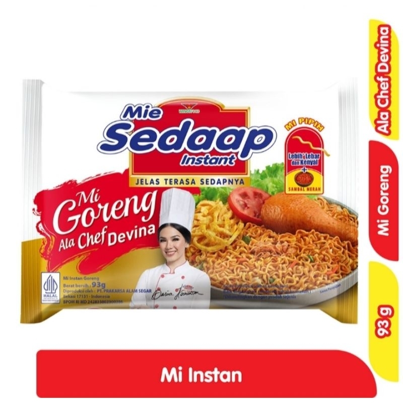 

Sedaap Mi Instan Goreng Ala Chef Devina 93 g