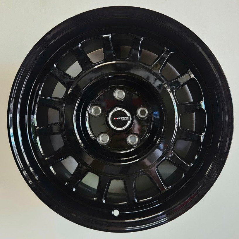 VELG MOBIL ORIGINAL FORTIS WHEELS BY PAKO RINJANI R17 x 8 5H 114,3 ET 35 BLACK GLOSSY - XPANDER INNO