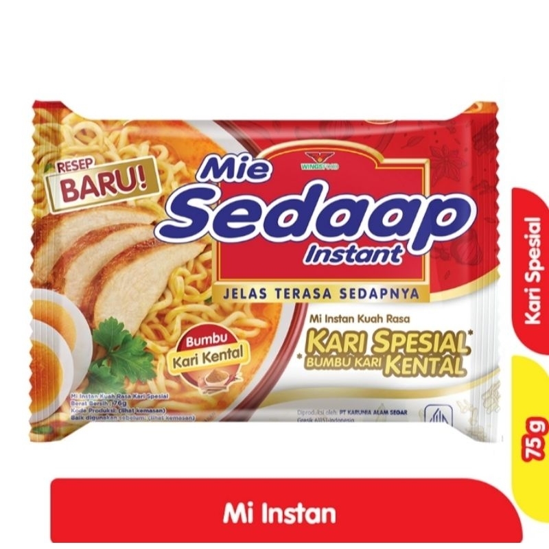 

Sedaap Mie Instant Kari Spesial 75 g