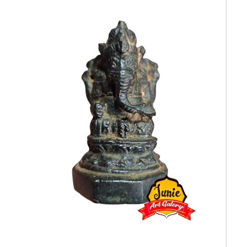 PATUNG DEWA GANESHA PERUNGGU ANTIK