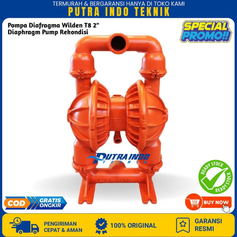 Pompa Diafragma Wilden T8 2" Diaphragm Pump Rekondisi