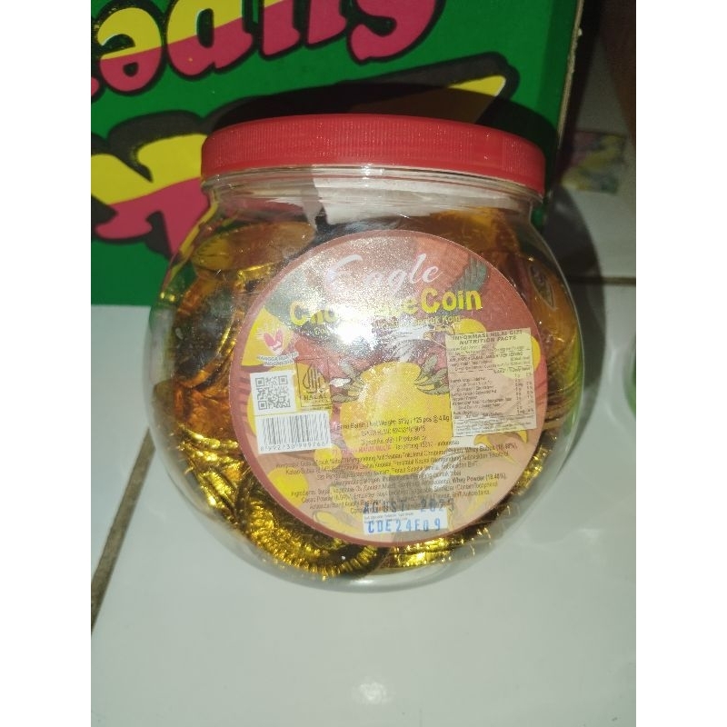 

coklat koin jumbo isi 125pcs