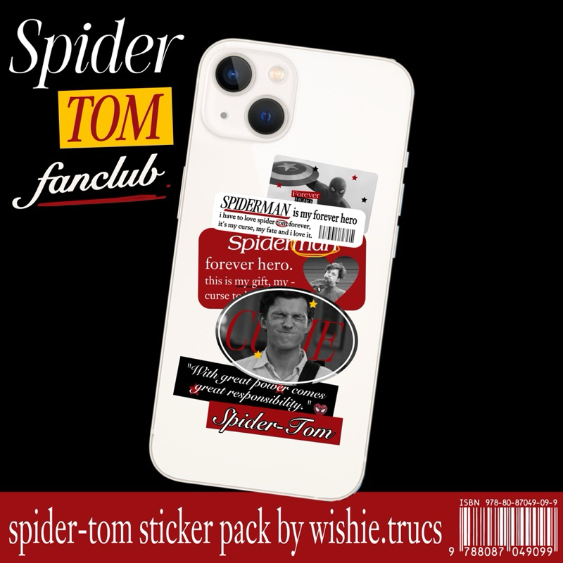 

SPIDERMAN TOM HOLLAND STICKER PACK BY WISHIE.TRUCS