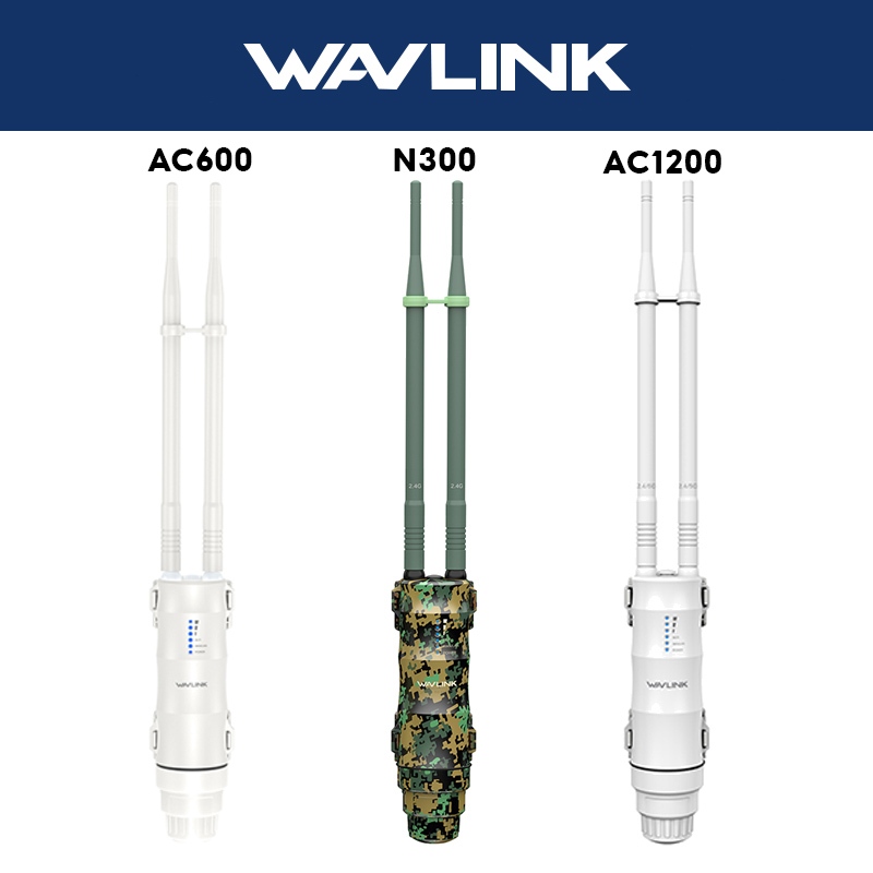 WAVLINK N300/AC600/AC1200 Outdoor Access Point High Gain Antenna For WiFi Signal Range Extender