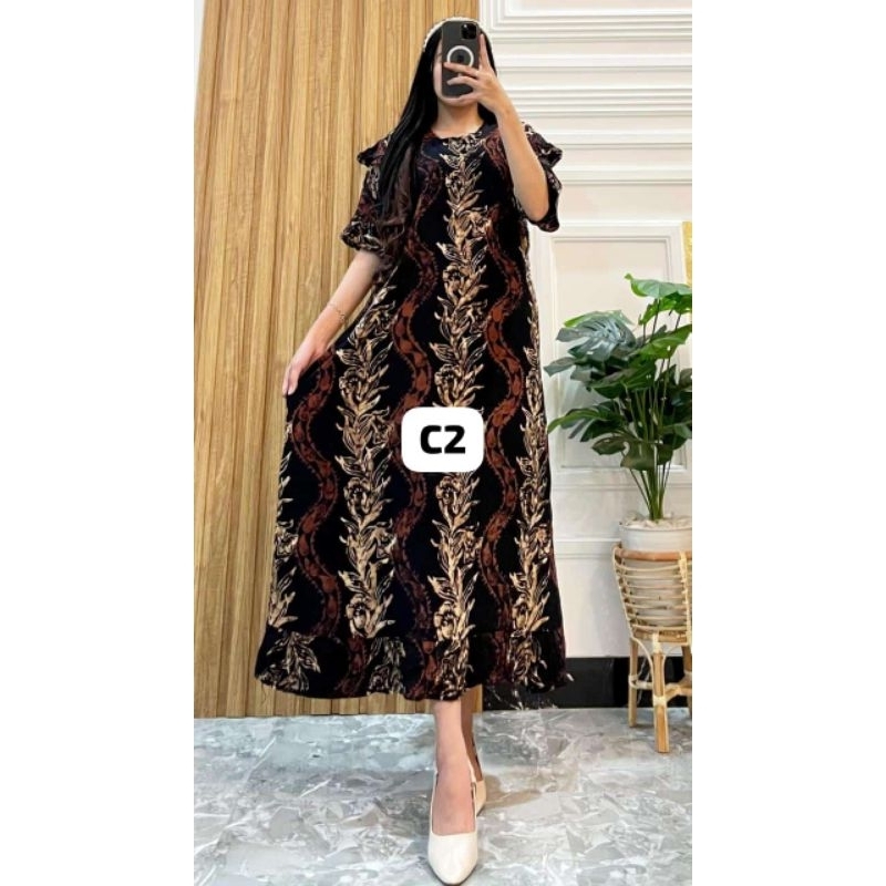 daster batik tangan susun