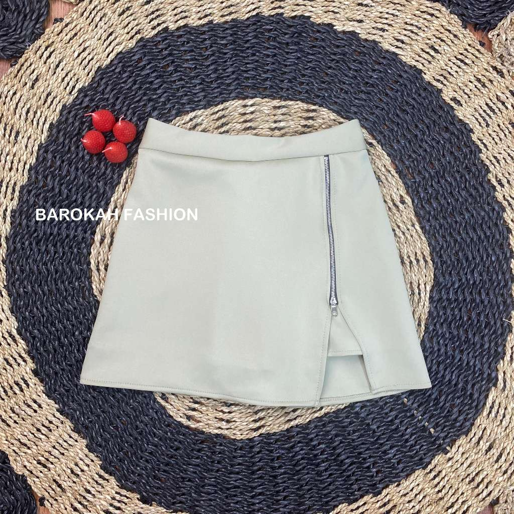 ROK CELANA WANITA 6374 / ROK CELANA SCUBA ZIPPER / ROK CELANA MINI / ROK CELANA SLIT ZIPPER