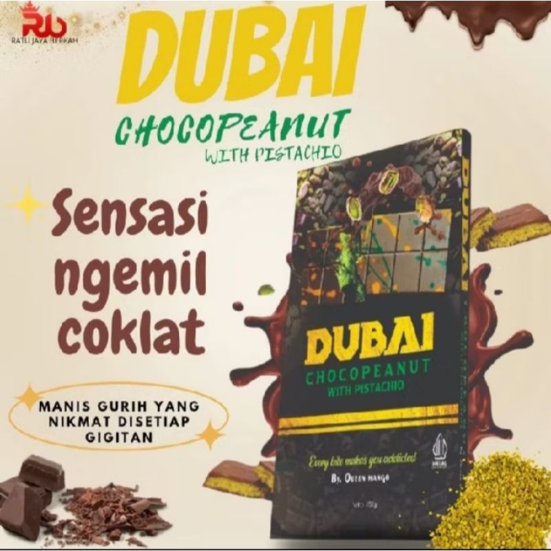 

COKLAT DUBAI PISTACHIO BY QUEEN MANGO 250 GRAM