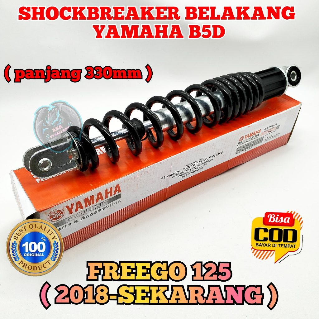 Shock Belakang B5D Motor Yamaha Freego 125 Free Go Skok Shok Sok Sock Shock Breaker Beker Breker fre