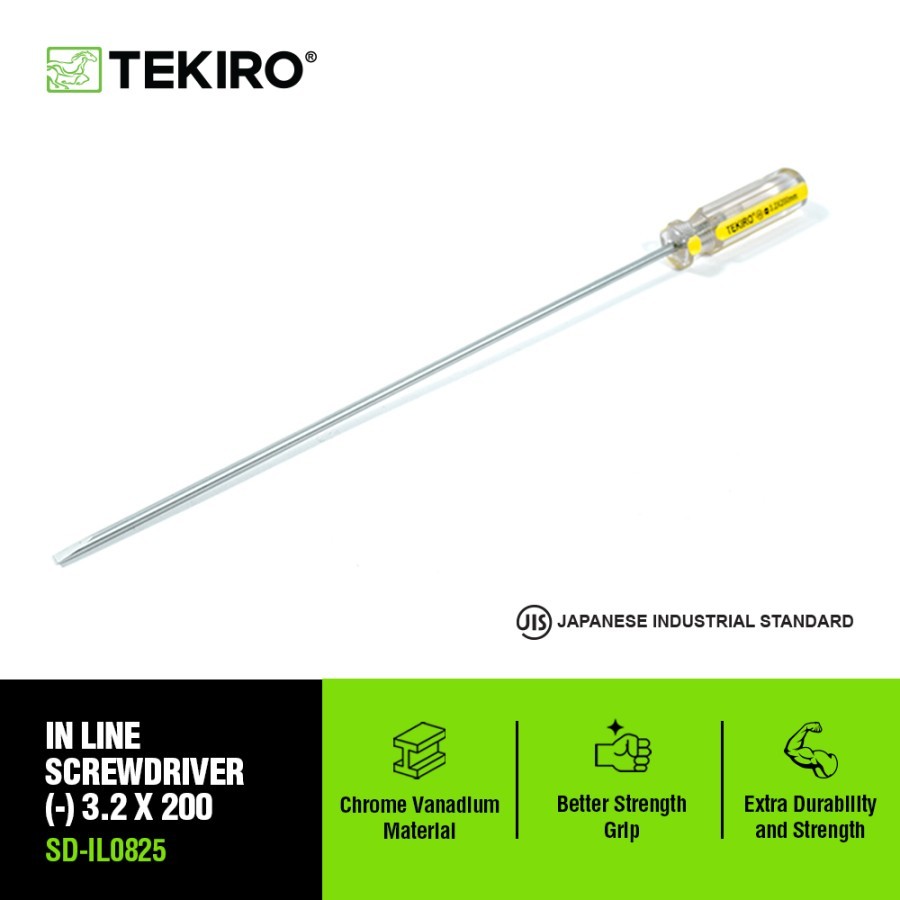 RB Obeng - Tekiro Obeng Seting Karburator Panjang 4x250mm Obeng Min