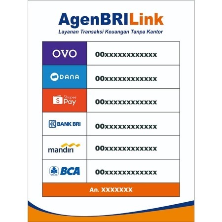 

STIKER VINYL PENGUMUMAN NOMER REK3NING