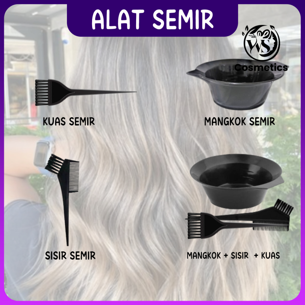 SISIR SEMIR | MANGKOK SEMIR | KUAS SEMIR | SISIR + MANGKOK SEMIR + KUAS SEMIR