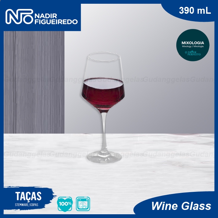NADIR Gelas Wine Kaki/Gelas Wine Kaca/Gelas Kaki Wine/NADIR Wine Glass/Gelas Kaki/NADIR Gelas Kaki K