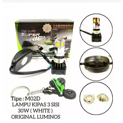 Led LUMINOS Original Lampu Led LUMINOS ORIGINAL Ready 3 sisi WHITE M02D