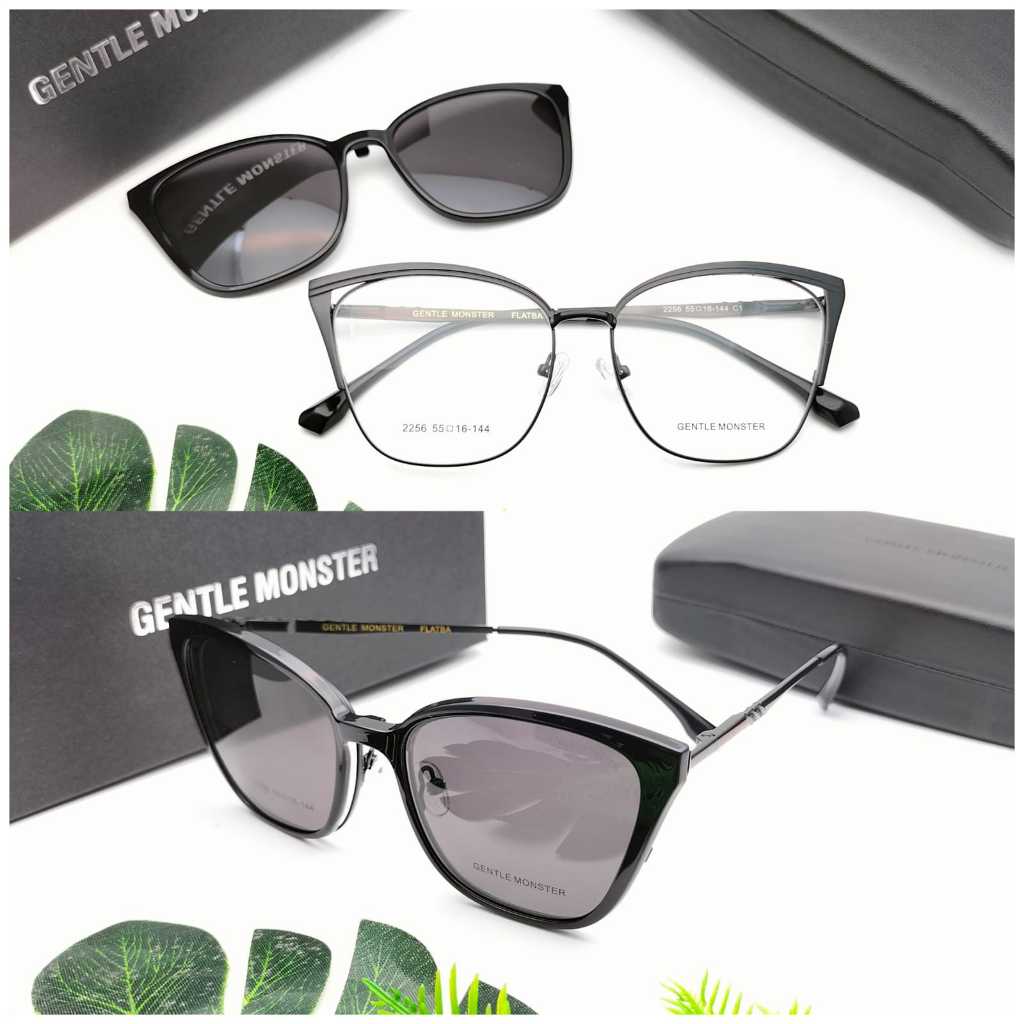 Best Seller Kacamata New Sunglasses Clip On Gentle Monster 2256 Lensa Polarized Super Premium