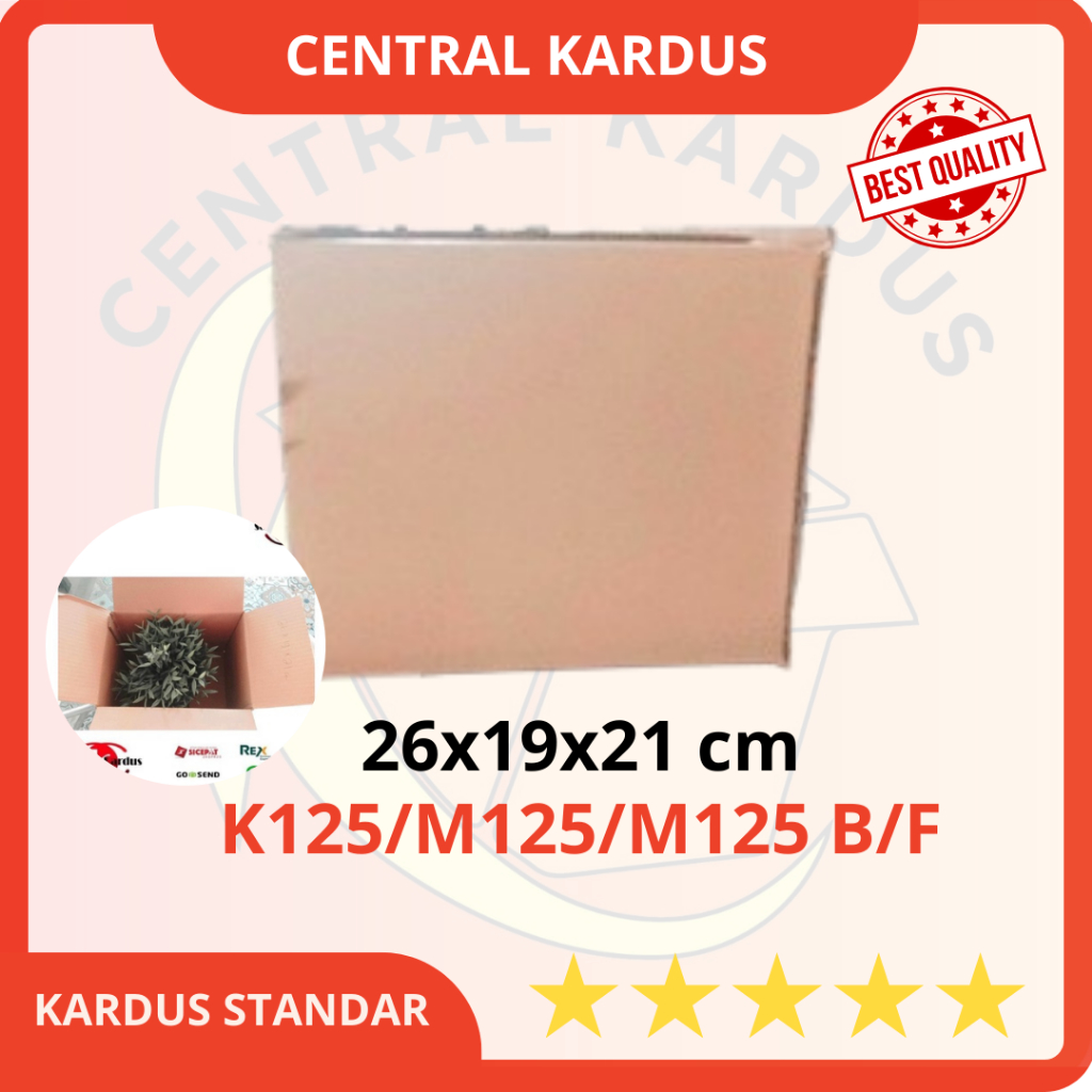 

( PAKET 10PCS) BOX POLOS (uk.26x19x21cm) PEMBUNGKUS KADO/PACKAGING/DUSBOX-centralkardus