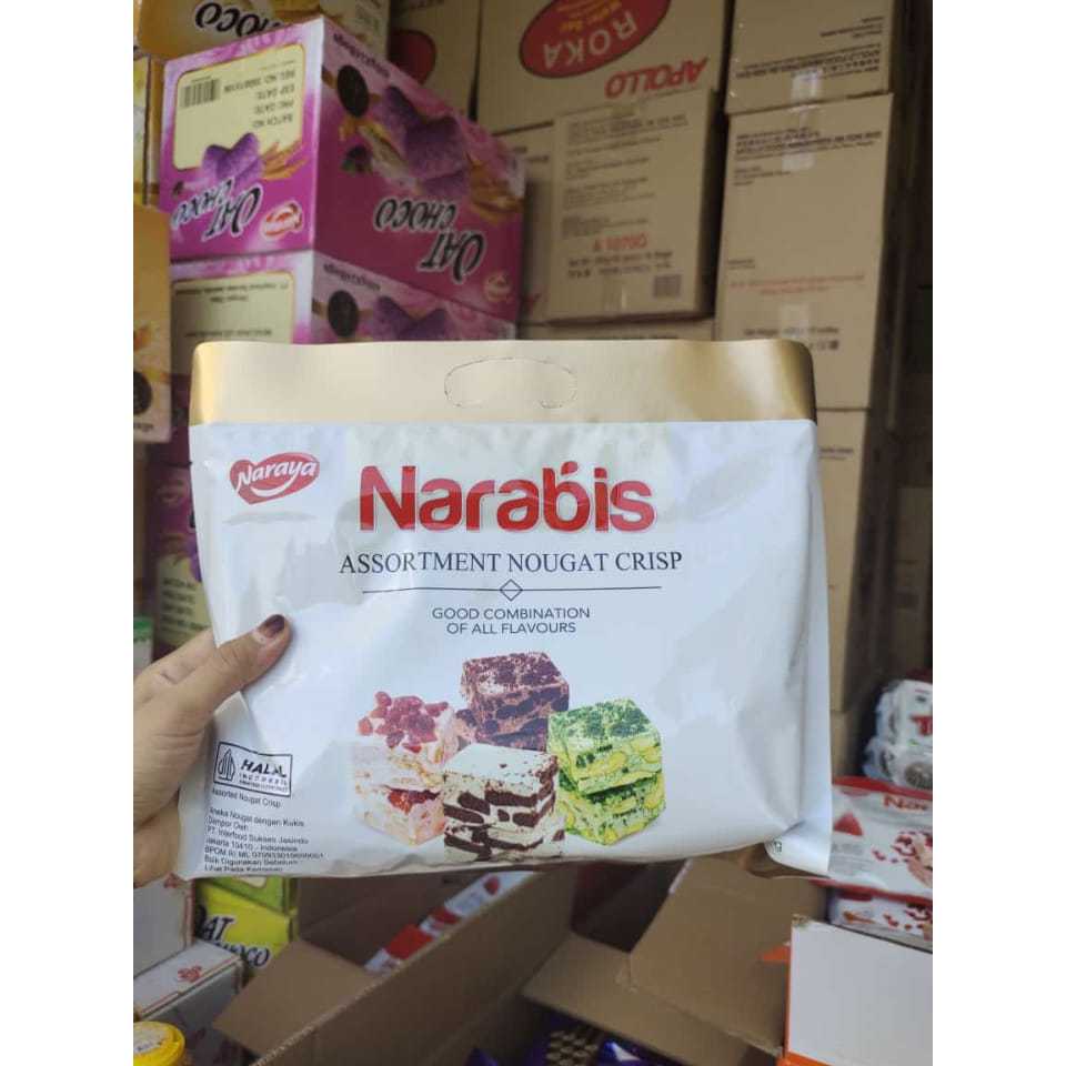 

Snack Brand NARAYA Narabis Nougat Crisp 200gr