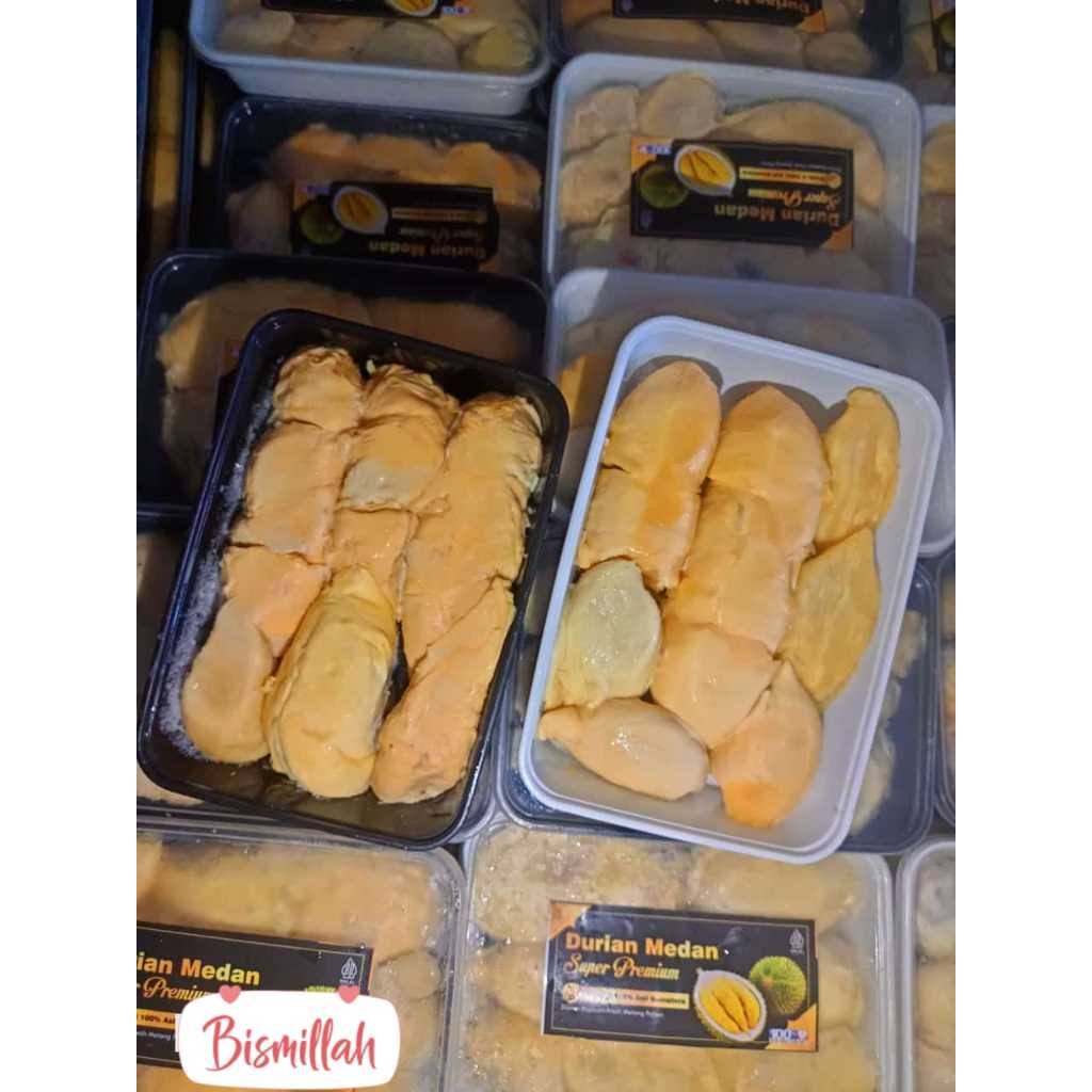 

Durian Kupas Premium (Black Label) Kemasan 500 gram
