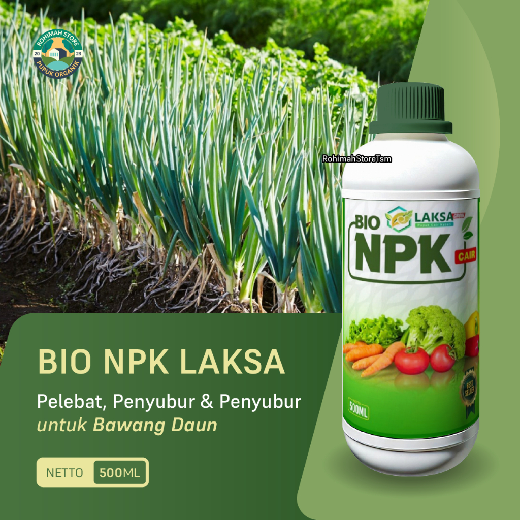 (PUPUK BAWANG DAUN) pupuk pelebat penyubur bawang daun NPK LAKS - melebatkan tanaman bawang daun pal