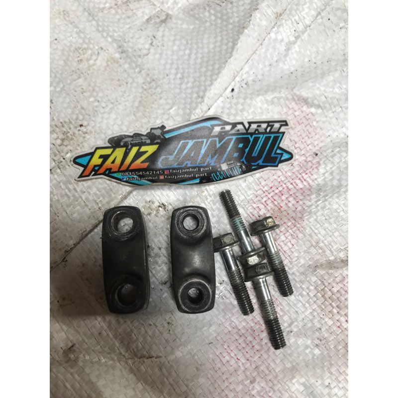 KLEM stir raiser dudukan stang tiger megapro gl original copotan