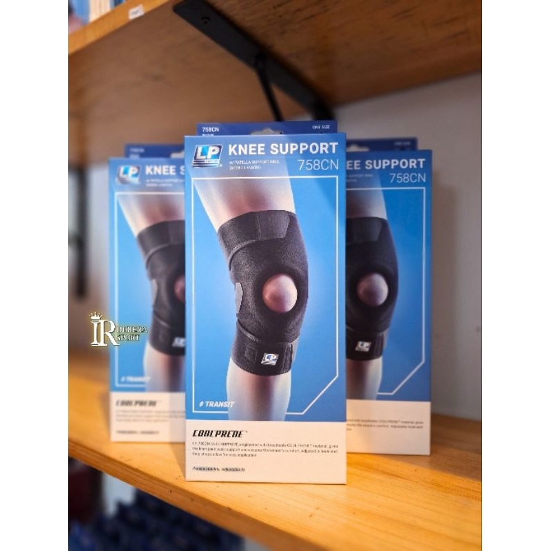 LP SUPPORT OPEN PATELA KNEE 758/ LP 758/ BLACK/ DKER LUTUT